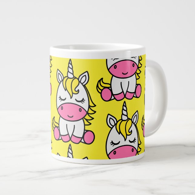 Grande Tasse Petites filles Unicorn Pony (Devant droit)