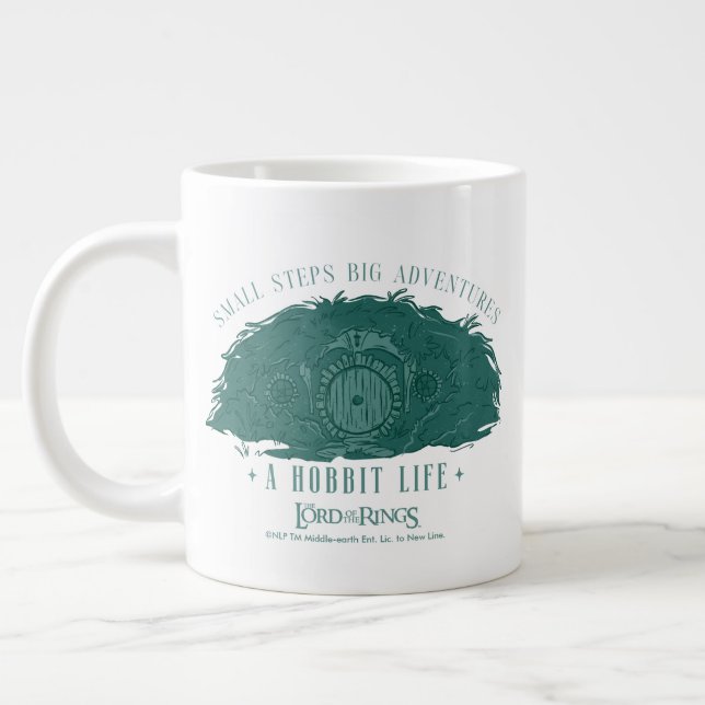 Grande Tasse Petits pas, grandes aventures - Une vie de Hobbit (Gauche)