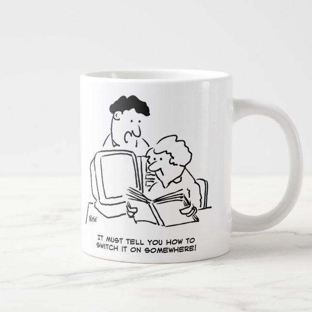 Grande Tasse Peu Économique En Informatique (Droite)