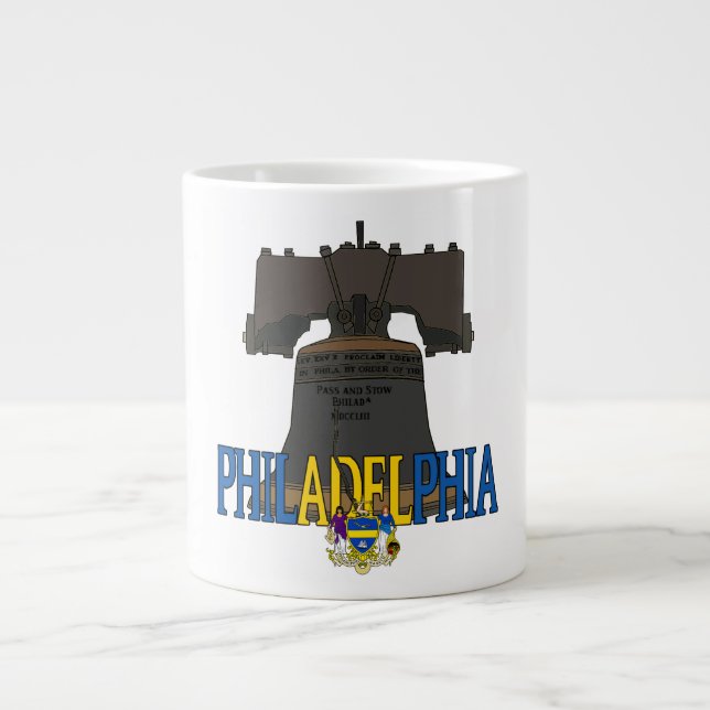 Grande Tasse Philadelphie Pennsylvanie Liberty Bell (Devant)