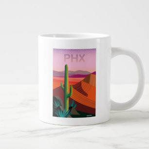Grande Tasse Phoenix Arizona Affiche de voyage