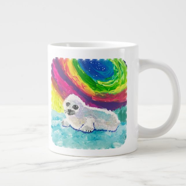 Grande Tasse Phoque bébé "Art by Kids" (Droite)