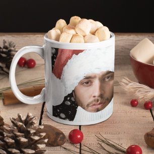 Grande Tasse Photo amusante Noël personnalisé
