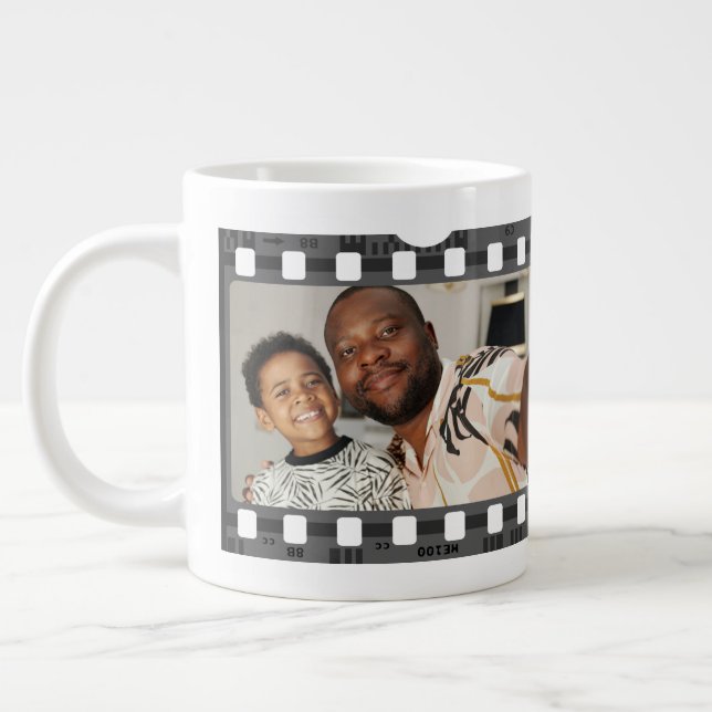Grande Tasse Photo Collage bande film personnalisé do-it-yourse (Gauche)