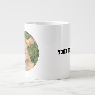 Grande Tasse Photo de chien personnalisé avec texte Cadeau pe