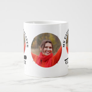 Grande Tasse Photo de forme de base-ball personnalisée mon base