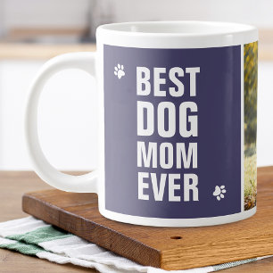 Grande Tasse Photo de la meilleure maman de chien pour la fête