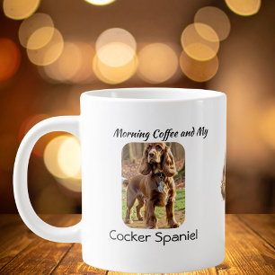Grande Tasse Photo de souvenir Cocker Spaniel Personnaliser