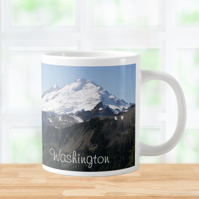Grande Tasse Photo de Washington State Mount Baker (In Situ)