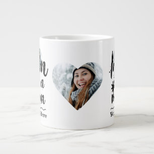 Grande Tasse Photo du coeur personnalisée maman dans un million