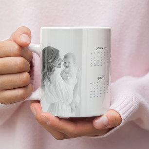 Grande Tasse Photo personnalisée 2025 - Calendrier des chiens a