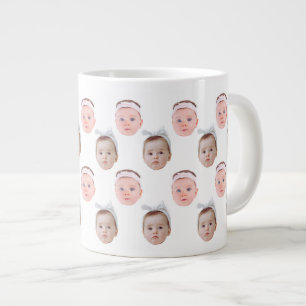 Grande Tasse Photo Personnelle, Visage Personnalisé, Visage Per