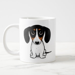 Grande Tasse Piebald Dachshund   Chien chiot mignon