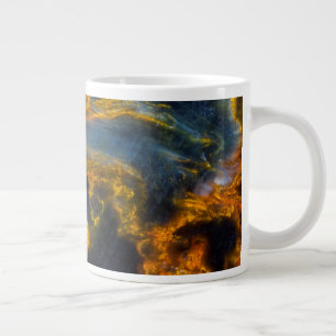 Grande Tasse Pietersite à liseré orange