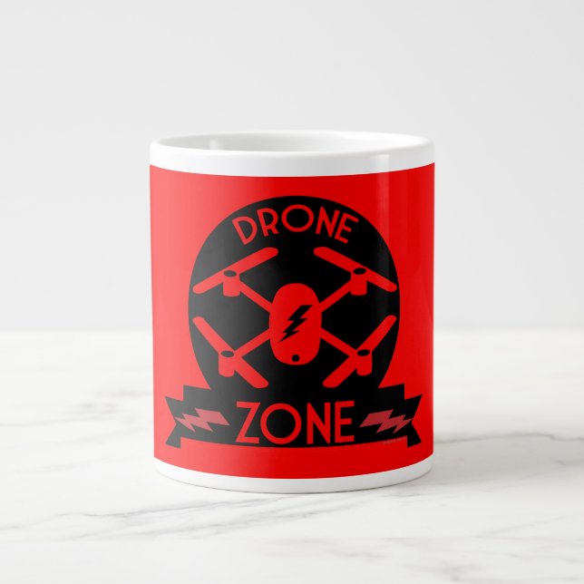 Grande Tasse Pilote de drone de loisir (Devant)