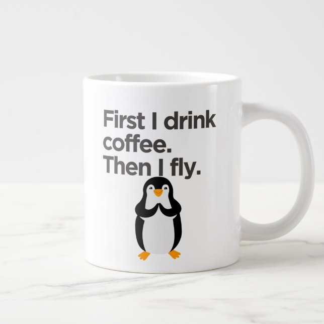 Grande Tasse Pingouin à café (Droite)
