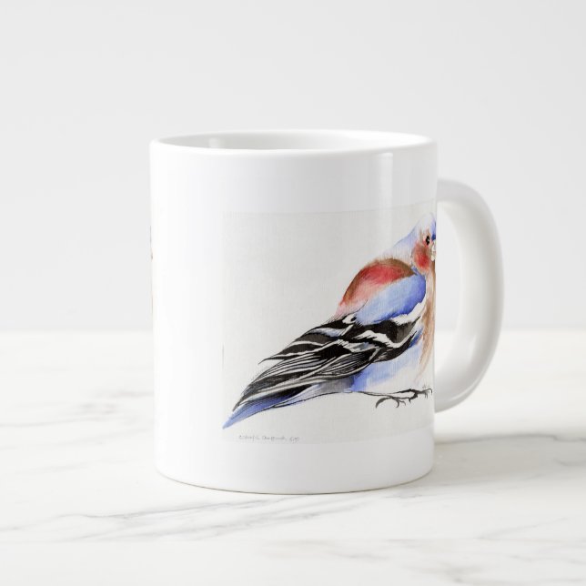 Grande Tasse Pinson coloré 2011 (Devant droit)