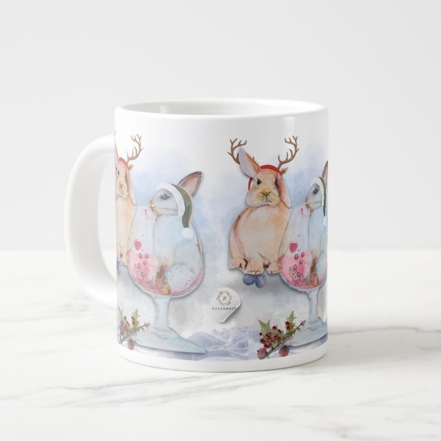 Grande Tasse "Pipa & Marlow Series" Boganhues print (Devant gauche)