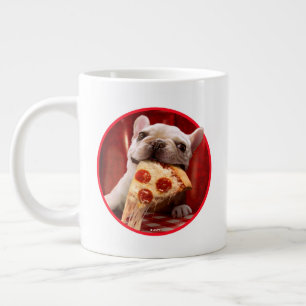 Grande Tasse Pizza Slice mangeur de chien
