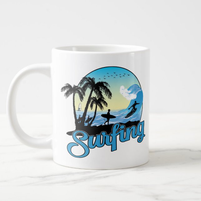 Grande Tasse Plage de surf (Gauche)