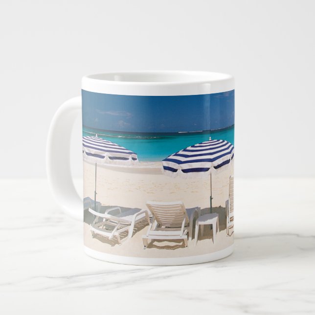 Grande Tasse Plages tropicales | Plage tropicale Anguilla (Devant gauche)