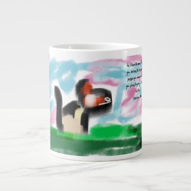 Grande Tasse plan de Jésus (Devant)
