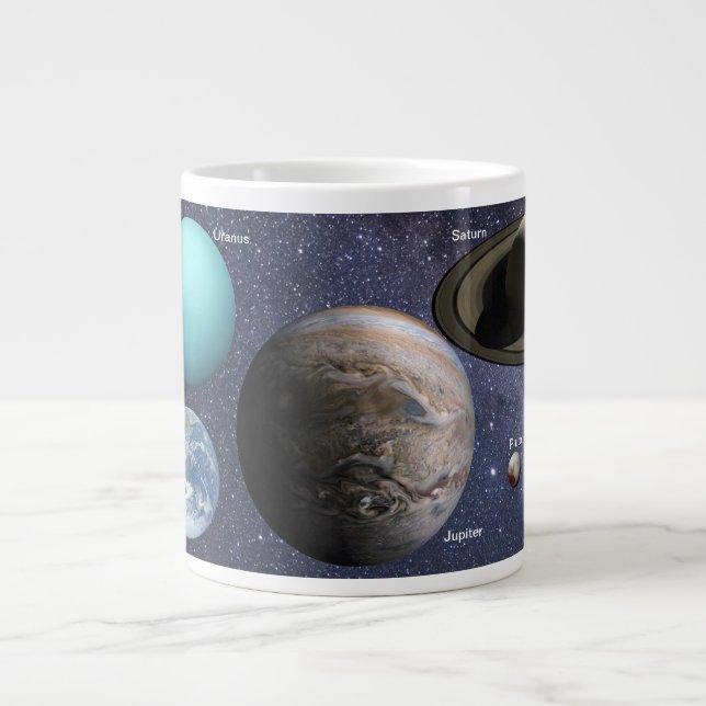 Grande Tasse Planètes du système solaire (Devant)