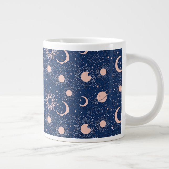 Grande Tasse Planètes et étoiles Motif (Droite)