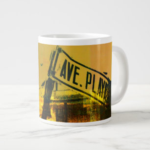 Grande Tasse Plaque de rue