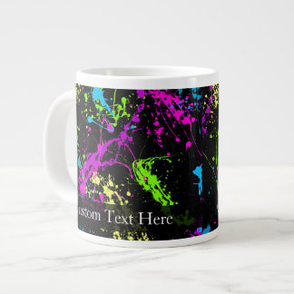 Grande Tasse Plateau noir/néon personnalisé