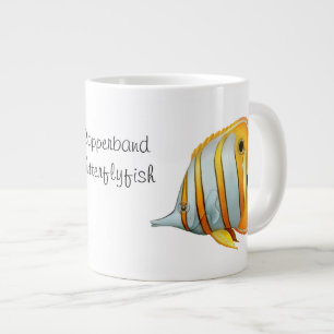 Grande Tasse Plomb de langoustine à bande de cuivre