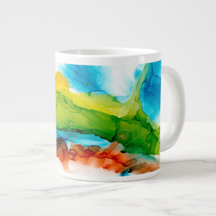 Grande Tasse Plume primaire - aquarelles