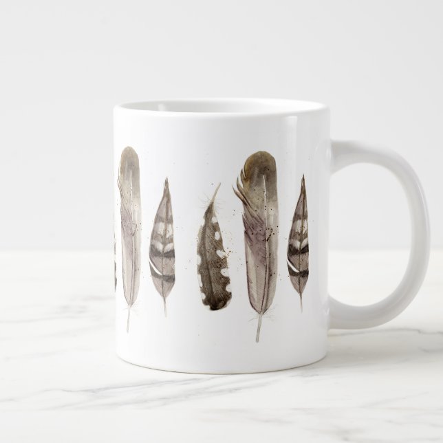 Grande Tasse Plumes de ton II (Droite)