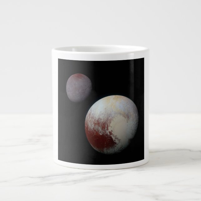 Grande Tasse Pluton et Charon 9e ou système solaire Planète nai (Devant)