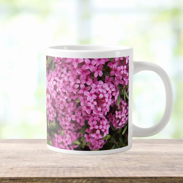 Grande Tasse Plutôt rose Daphné Floral (In Situ)