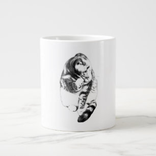 Grande Tasse Poches Lavées, Coeur Chaud