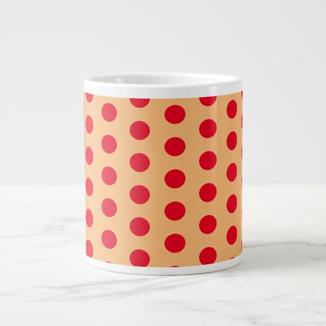 Grande Tasse Point rouge classique (Devant)