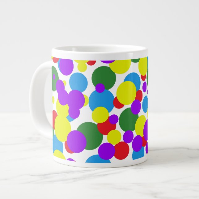 Grande Tasse Points colorés (Devant gauche)