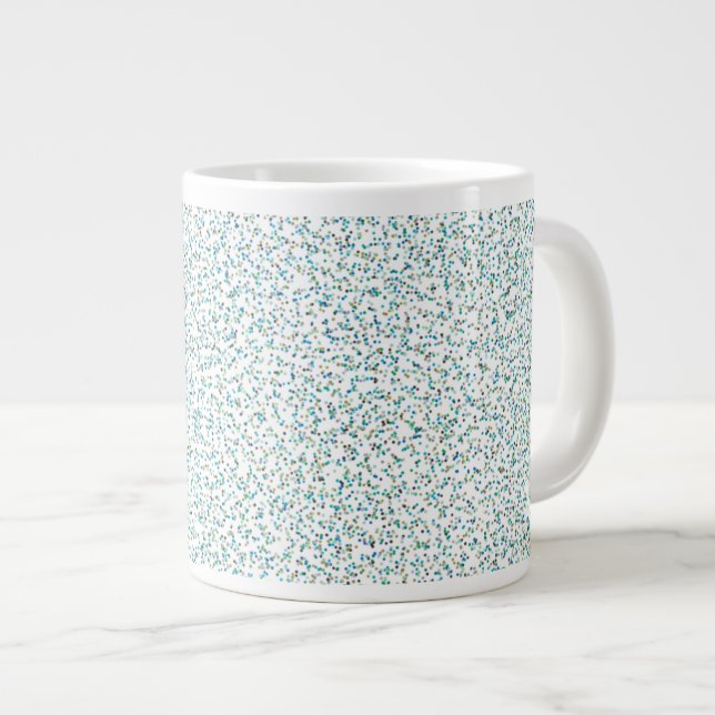 Grande Tasse Points Spectacles Inspirés Par L'Océan (Devant droit)