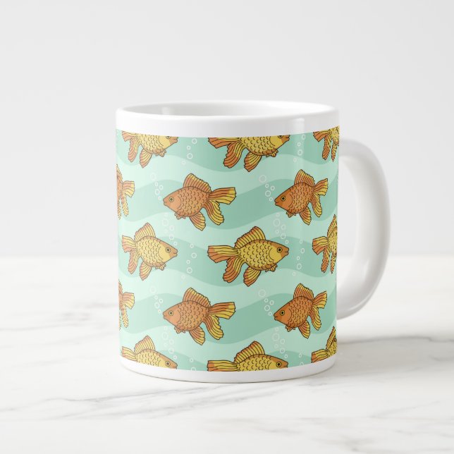 Grande Tasse Poisson-motif (Devant droit)