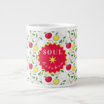 Pomme Rouge Jaune Vert Fruit Graphique Art Moderne