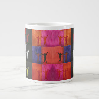 Grande Tasse Pop art no.1 par Yeshaya Dank - unité et harmonie