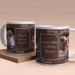 Grande Tasse Pop-pop 3 Vertical Photo Lotion Mots Personnalisés<br><div class="desc">Un cadeau photo géant pour un nouveau grand-père ou un grand-parent établi - vous pouvez dire pop-pop, grand-père, grand-père, papa, papa par exemple, ou c'est tout aussi facile de personnaliser pour quelqu'un d'autre. Le modèle photo affiche 3 de vos photos préférées au format vertical avec des angles arrondis. Écrit avec...</div>