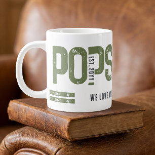 Grande Tasse Pops en détresse Année d'établissement Personnalis