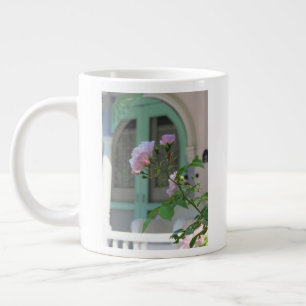 Grande Tasse Porte verte et Rose - Vignoble de Martha