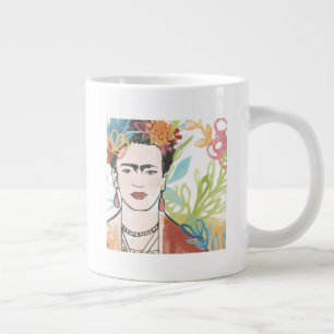 Grande Tasse Portrait de Frida Kahlo