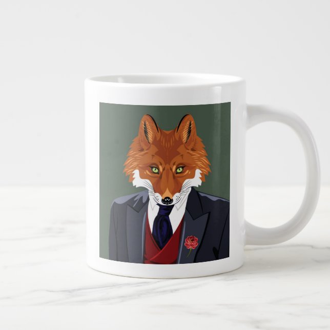 Grande Tasse Portrait Foxy (Droite)