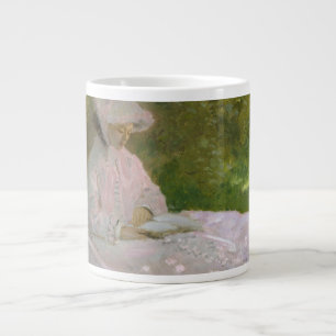 Grande Tasse Portrait impressionniste de printemps, Claude Mone