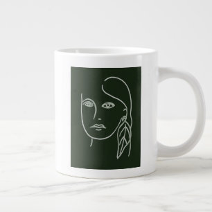 Grande Tasse Portrait malachite