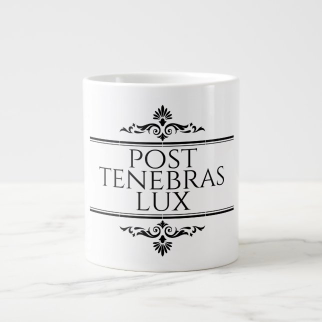 Grande Tasse Post Tenebras Lux (Devant)